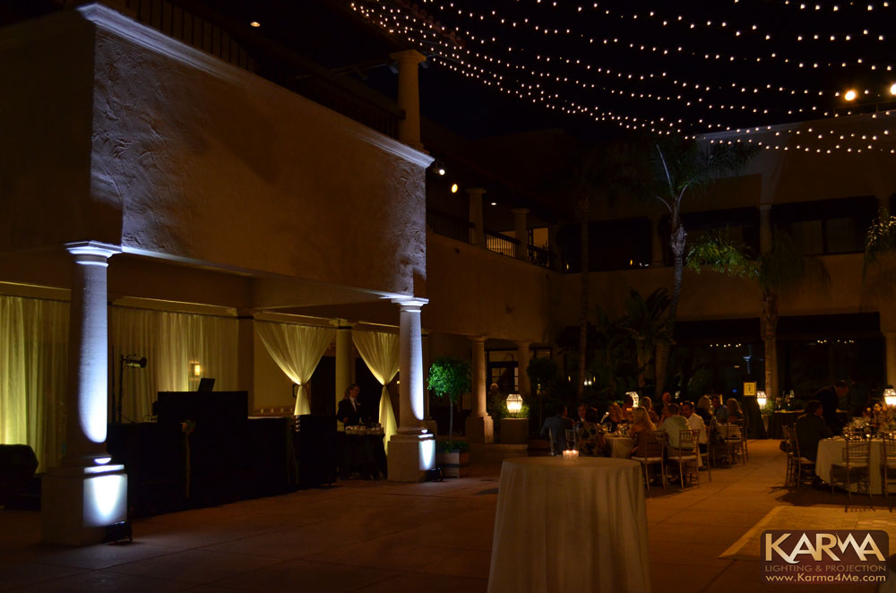Scottsdale Resort Outdoor Wedding Lighting 3-16-13