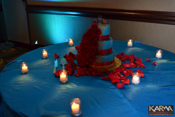 hilton-phoenix-mesa-turquoise-indian-wedding-lighting-custom-monogram-gobo-070613-karmaeventlighting-com-6
