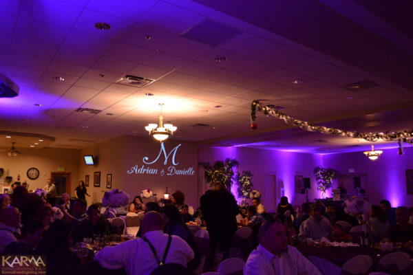 Estrella-Vista-Reception-Center-Avondale-Wedding-Purple-Uplighting-Digital-Monogram-Karma-Event-Lighting-120713-2
