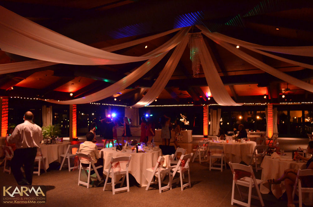 McCormick Ranch Scottsdale Red Wedding Lighting 11-11-12