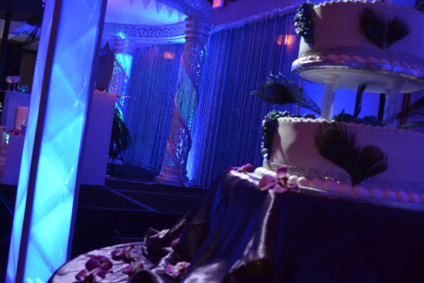 Hilton-Phoenix-Mesa-Indian-Wedding-Cake-Lighting-Karma-Event-Lighting-041214-2
