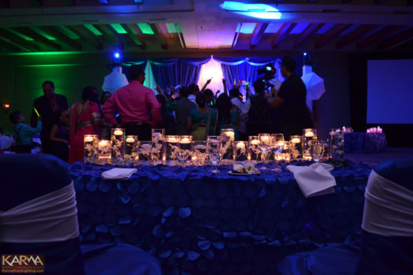 indian-wedding-blue-uplighting-dance-floor-truss-el-conquistador-resort-tucson-karma-event-lighting-062214-11