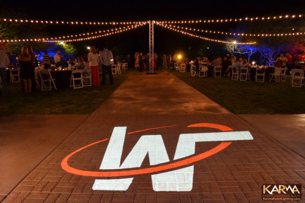 JW-Marriott-Outdoor-Corporate-Event-Lighting-Phoenix-Logo-Gobo-Karma-Event-Lighting-100214-2