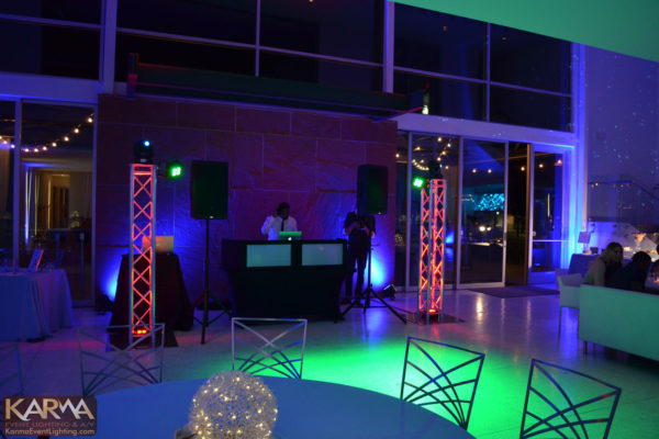 Clayton-On-The-Park-Scottsdale-Holiday-Party-Blue-Uplighting-Snowfall-Projection-Karma-Event-Lighting-121414-1