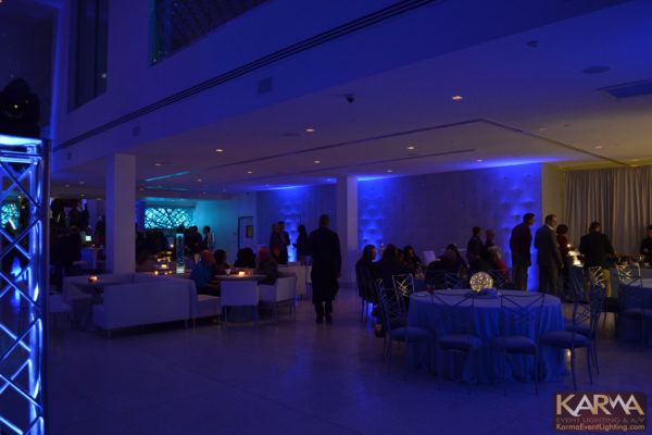 Clayton-On-The-Park-Scottsdale-Holiday-Party-Blue-Uplighting-Snowfall-Projection-Karma-Event-Lighting-121414-2