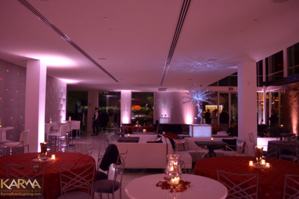 Clayton-On-The-Park-Scottsdale-Holiday-Party-Pinkish-White-Uplighting-Snowfall-Projection-Karma-Event-Lighting-121314-1