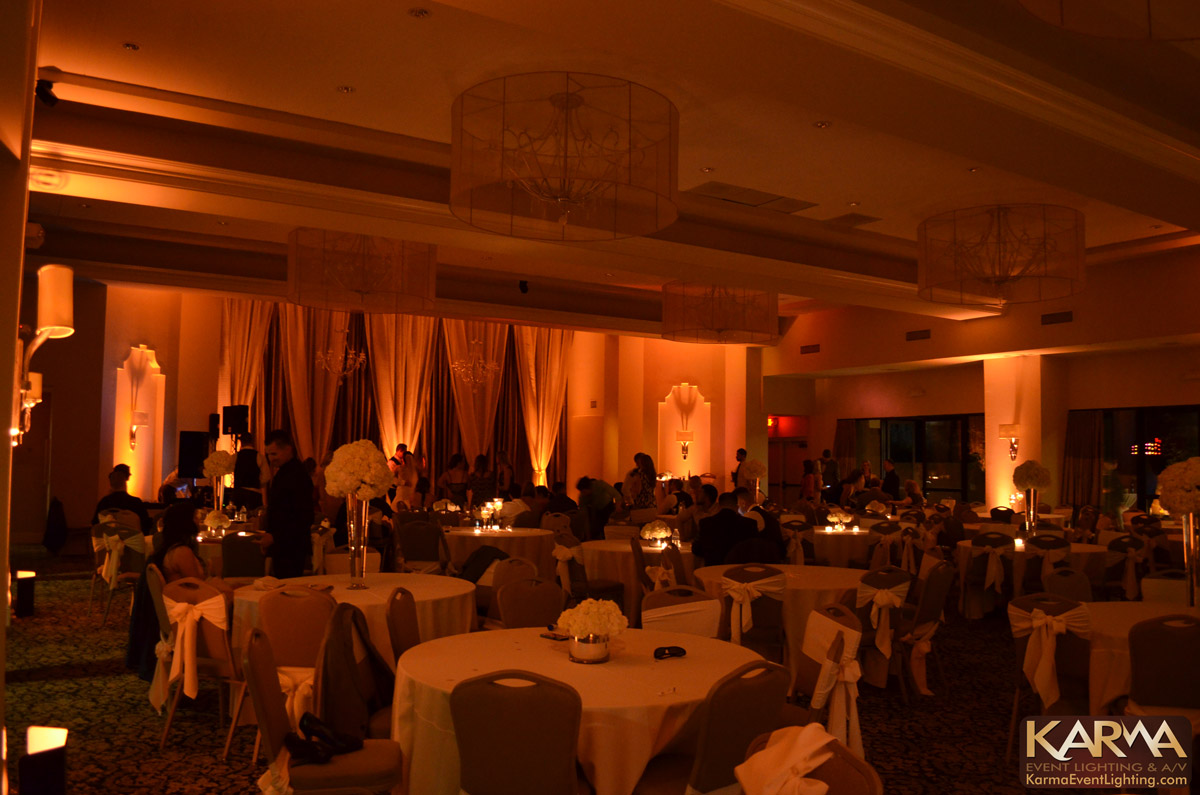 Legacy Ballroom Scottsdale Wedding Amber Uplighting 3-6-15