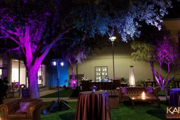 Phoenix-Art-Museum-Purple-Uplighting-Trees-Karma-Event-Lighting-021018