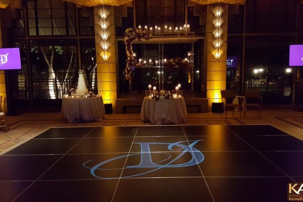 Arizona-Biltmore-Wedding-Monogram-Dance-Floor-Gold-Room-Karma-Event-Lighting-041616-3