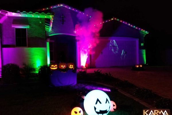 Private-Residence-Halloween-Projections-Uplighting-Glow-Orbs-Karma-Event-Productions-103117