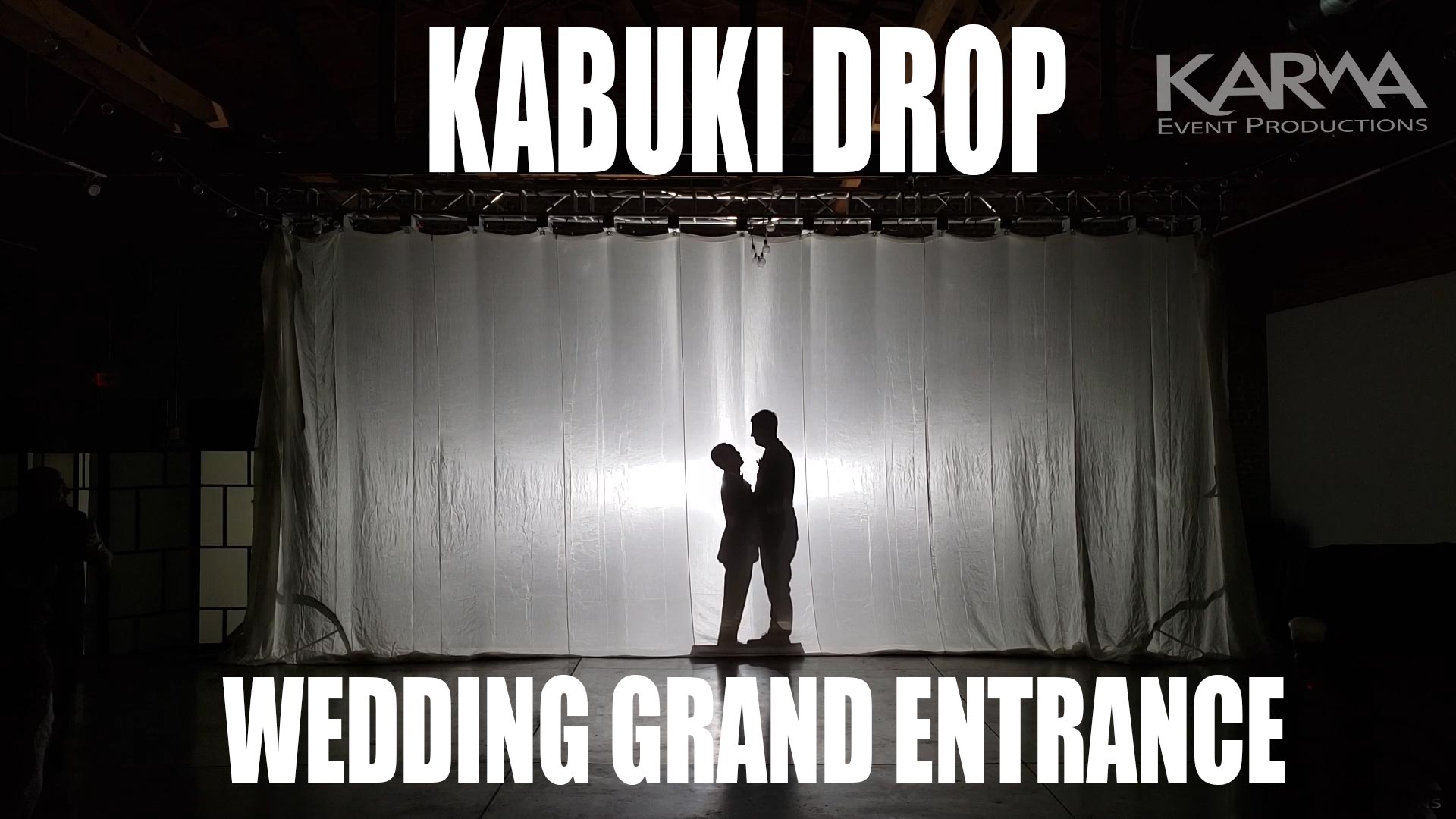 Kabuki Drop Wedding Grand Entrance